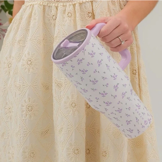 NEW HydroJug Traveler -40 Oz Water Bottle With Handle & Flip Straw - Fits In Cup Holder, Leak Resistant Tumbler