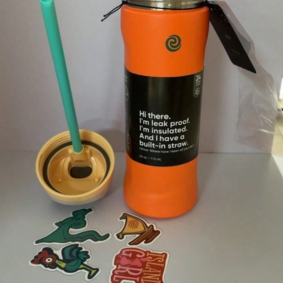 Owala D-orange 32oz Stainless Steel Insulated Water Bottle