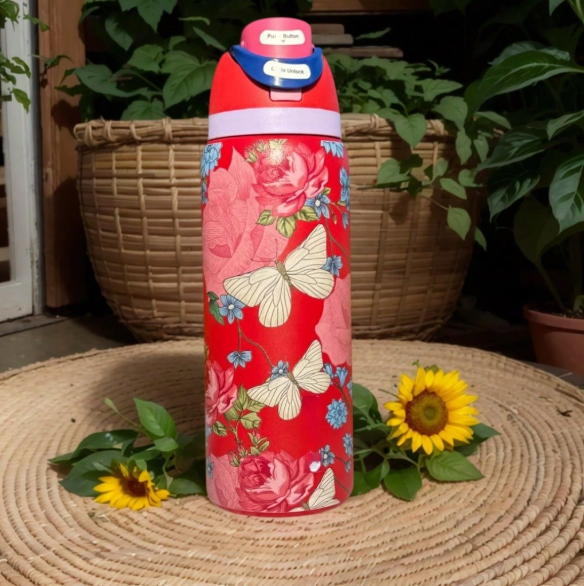 Owala red 32oz Stainless Steel Insulated Water Bottle