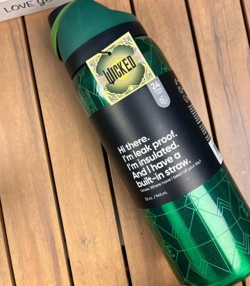 Owala green forest 32oz Stainless Steel Insulated Water Bottle