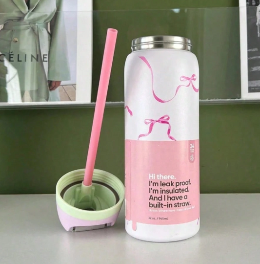 Owala pink belt 32oz Stainless Steel Insulated Water Bottle