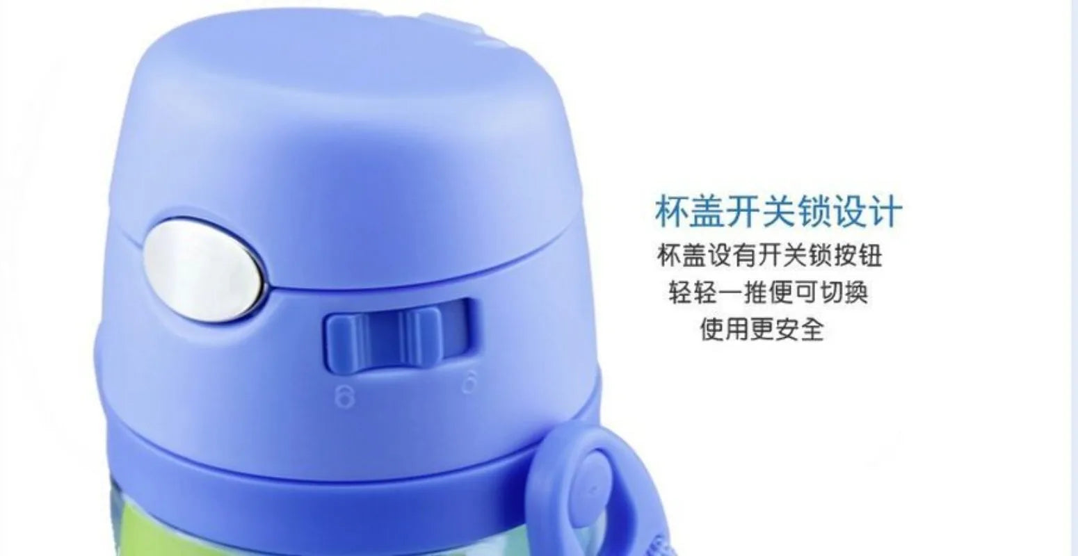 Kids Water Bottle Soft Mouth Straw