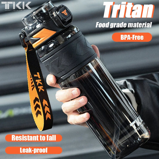 TKK Sports Water Bottle BPA free With Straw 