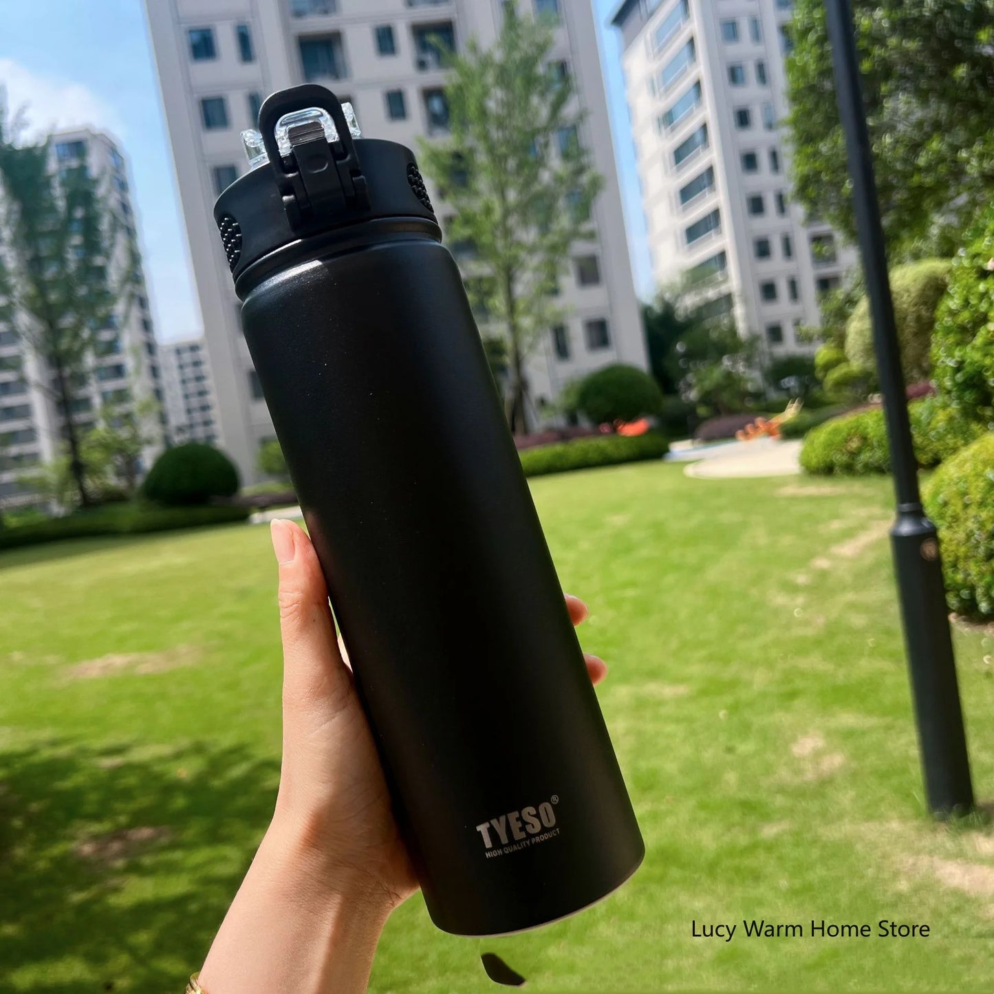 TYESO Stainless Steel Water Bottle 