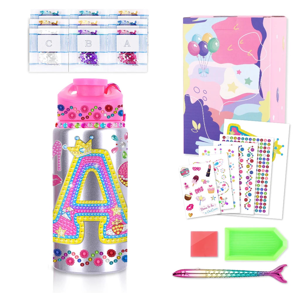 Kids Water Bottle gift Set for Girls